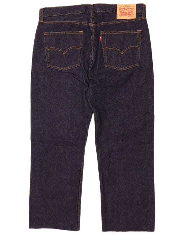 Мужские укороченные джинсы Levi's 751 W36 L26 Темно-синие, хлопок