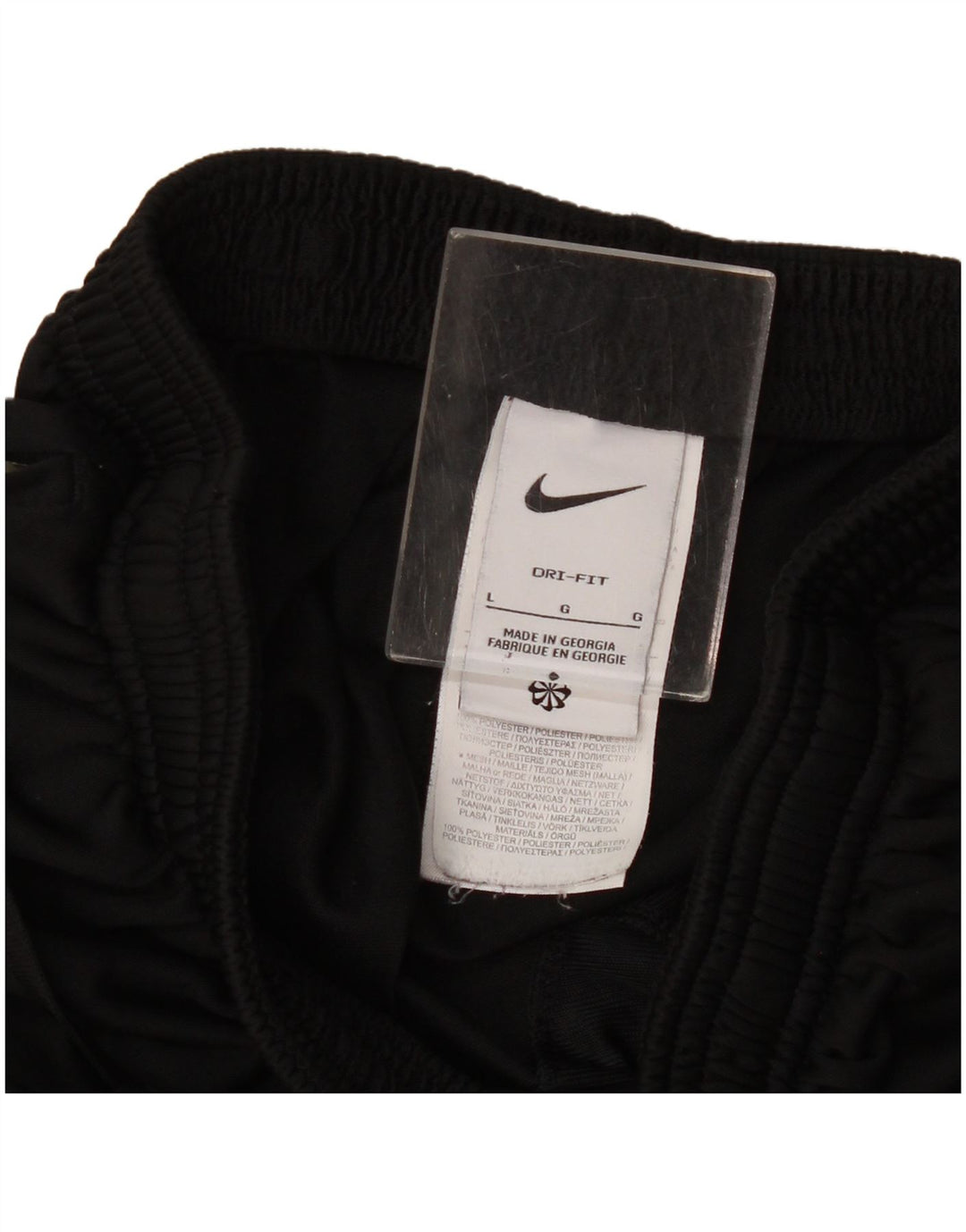 Мужские спортивные брюки Nike Dri Fit, большие черные полиэстер