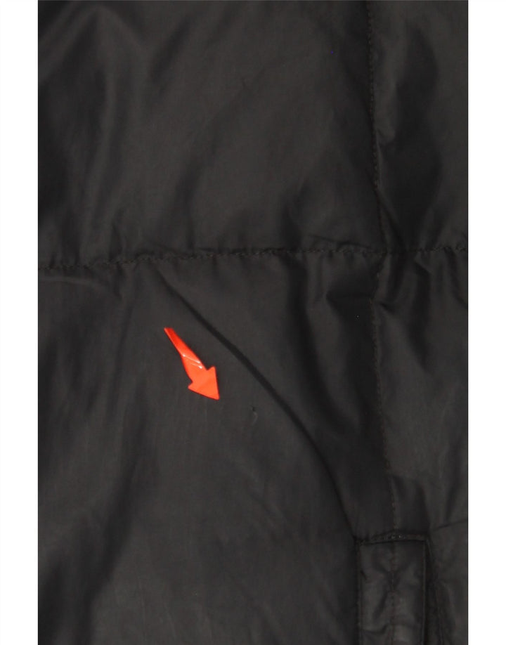 TOMMY HILFIGER Мужская стеганая куртка с капюшоном UK 42 XL, черный полиэстер