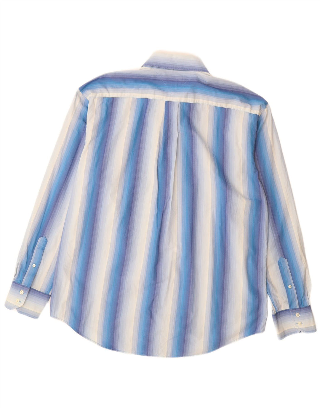 Мужская рубашка Tommy Hilfiger XL из хлопка в синюю полоску