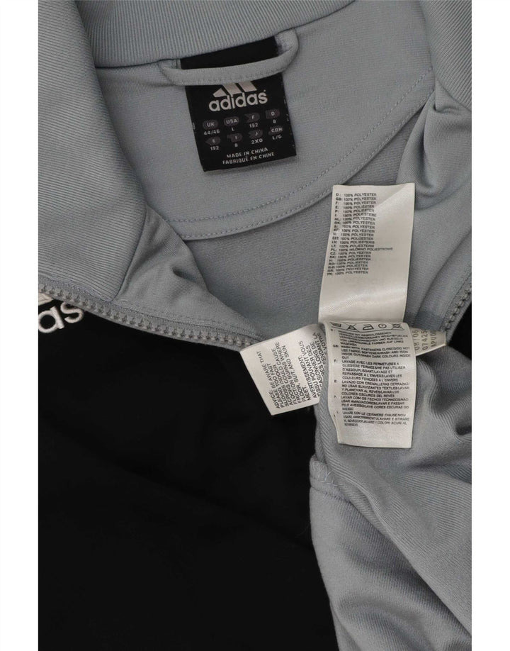 Мужской спортивный костюм Adidas Top Jacket IT 44/46 Большой серый полиэстер с цветными блоками