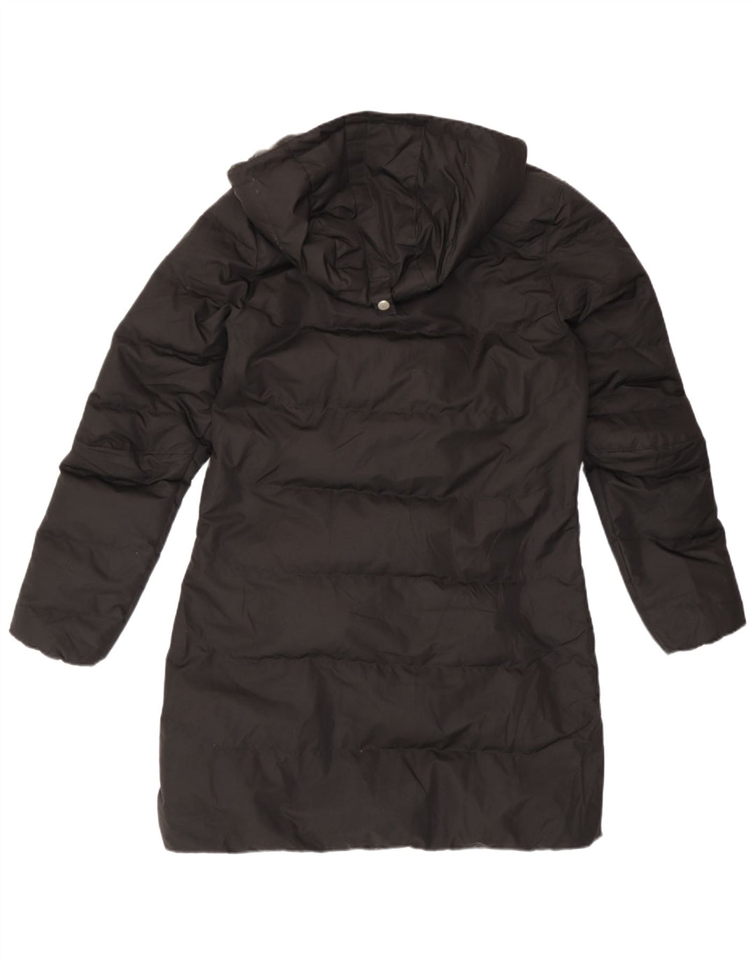 Женское стеганое пальто с капюшоном Helly Hansen UK 10, маленький черный полиэстер