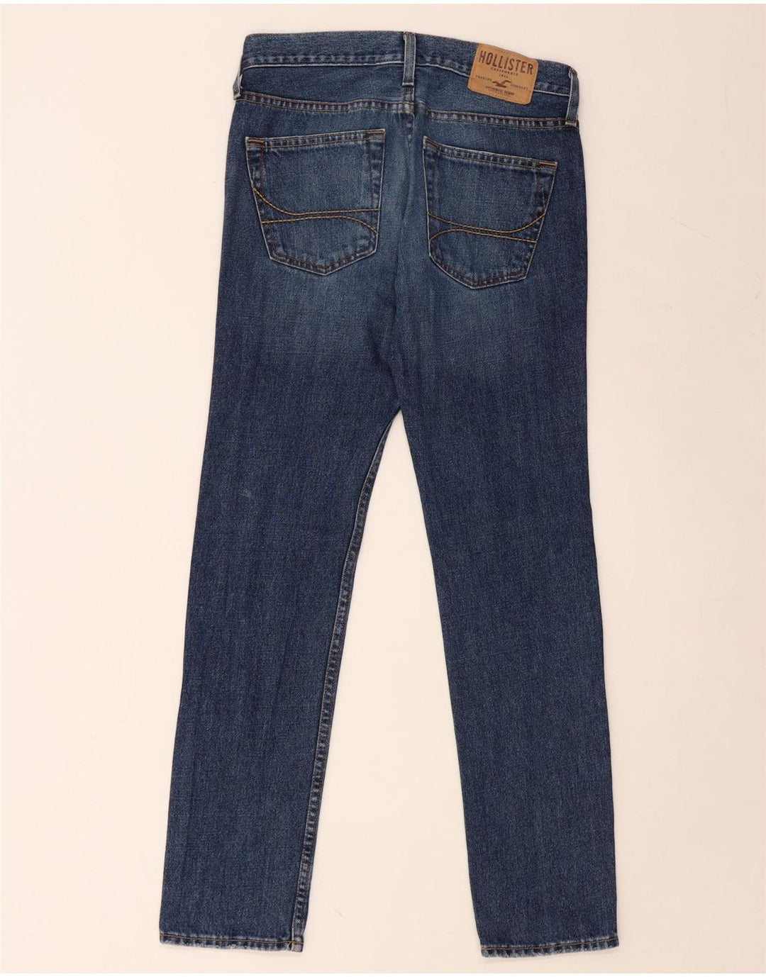 HOLLISTER Женские узкие джинсы W28 L30 Синие, хлопок