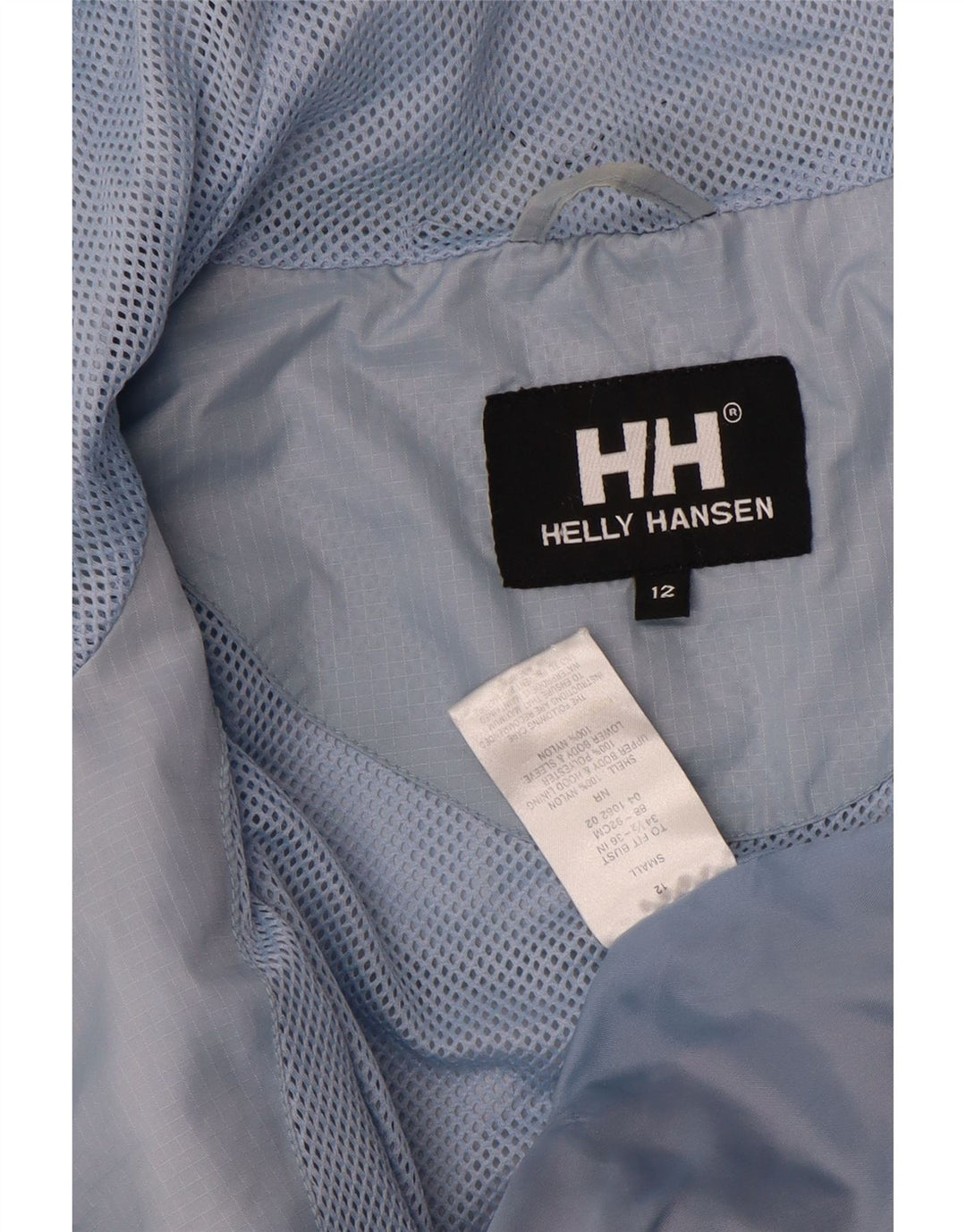 Helly Hansen Ветровка с капюшоном для мальчиков 11-12 лет, синяя с цветными блоками
