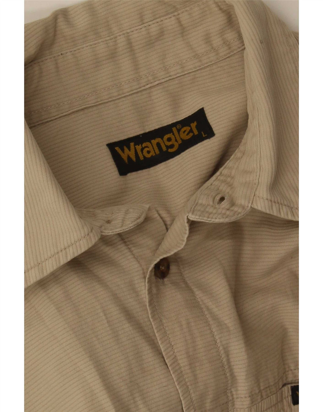 Рубашка Wrangler для мальчика 14–15 лет, большая бежевая полоска
