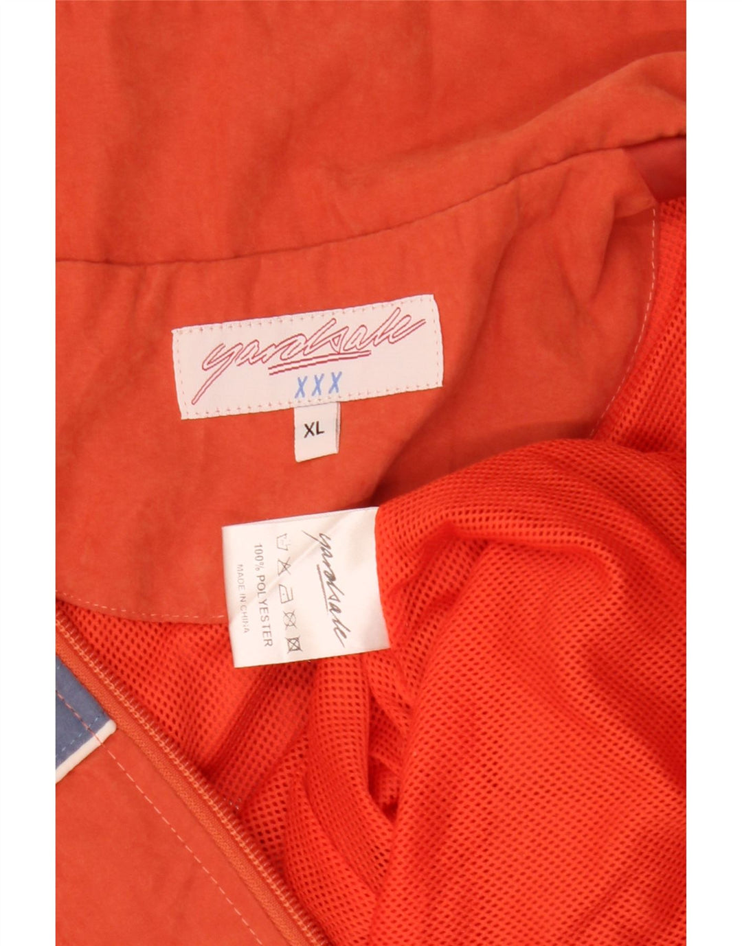 Yardsale Мужской спортивный костюм с графическим рисунком Верхняя куртка XL Оранжевый полиэстер с цветными блоками