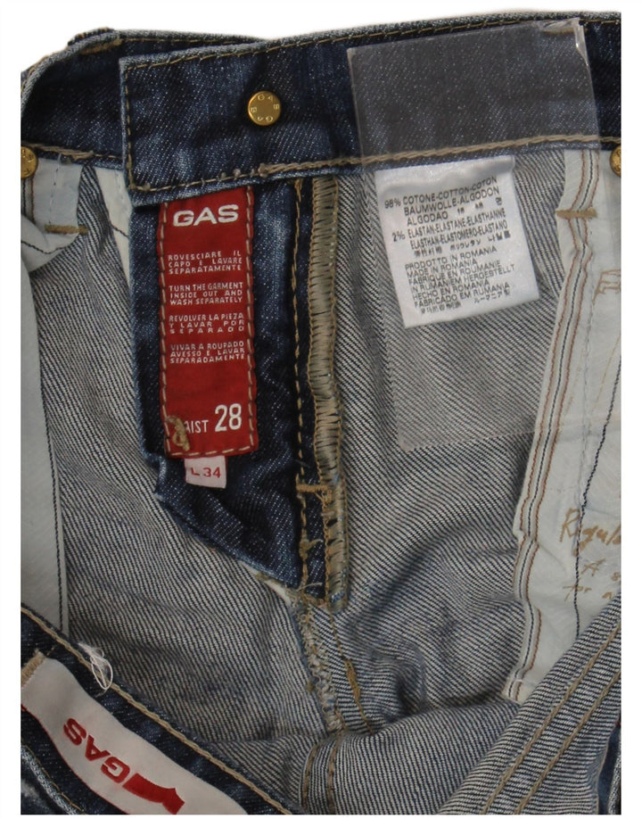 Женские джинсы Gas Bootcut W28 L29, синие, хлопок
