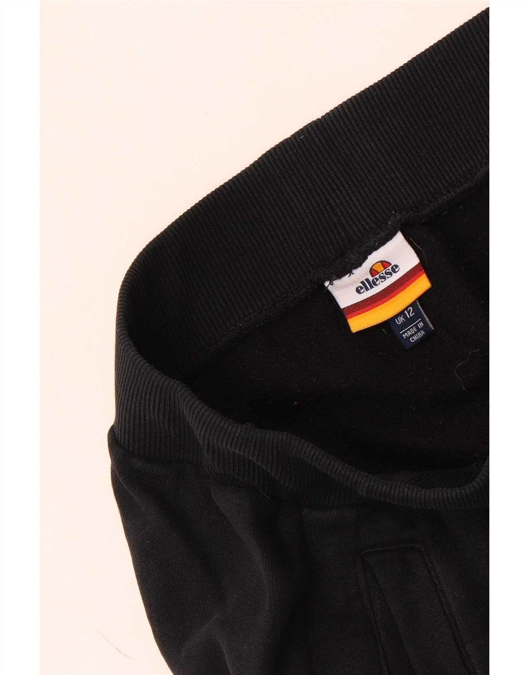 Женский спортивный костюм Ellesse Брюки Джоггеры Великобритания 12 Средний Черный