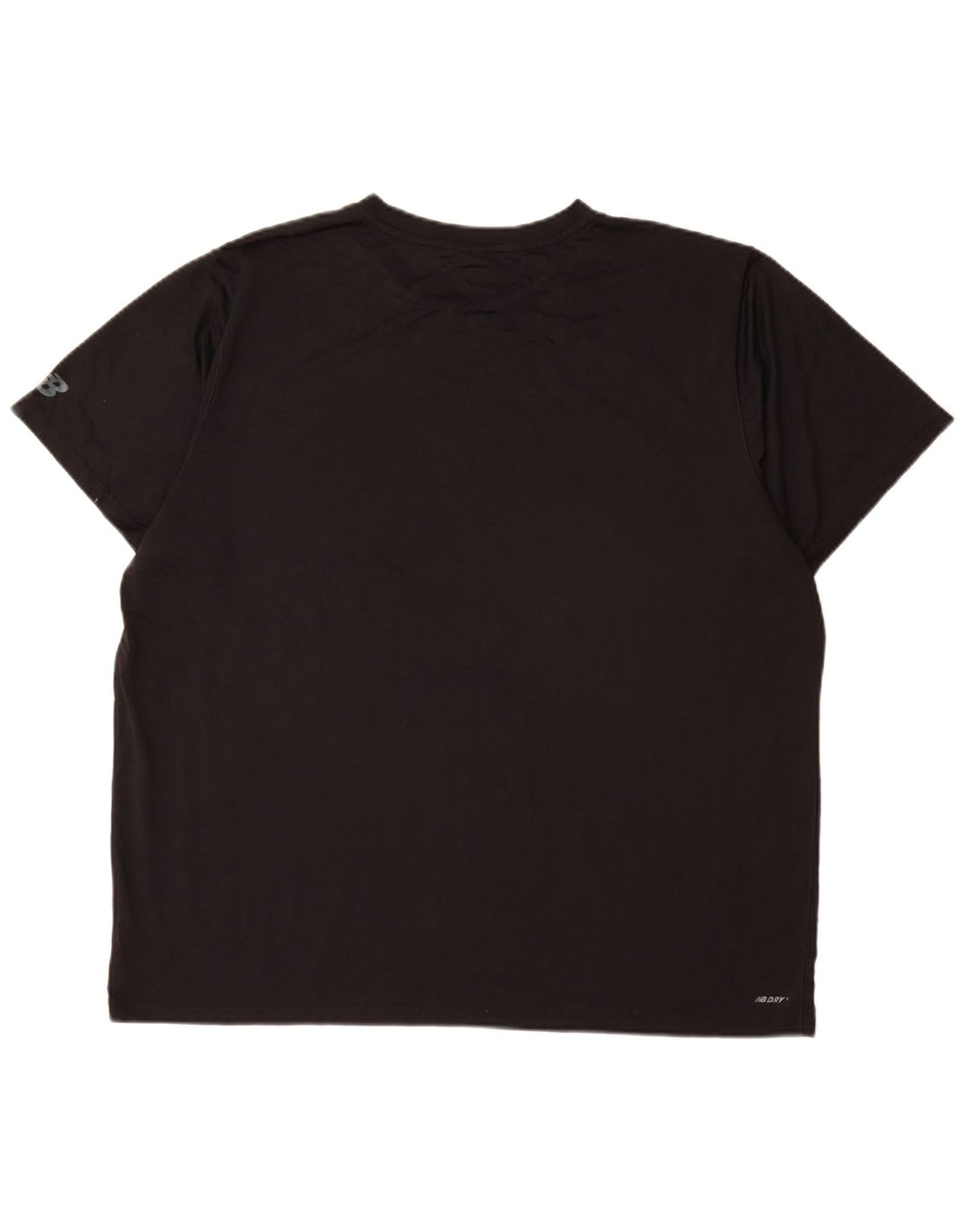 Мужская футболка с рисунком New Balance, верх 2XL, черный полиэстер