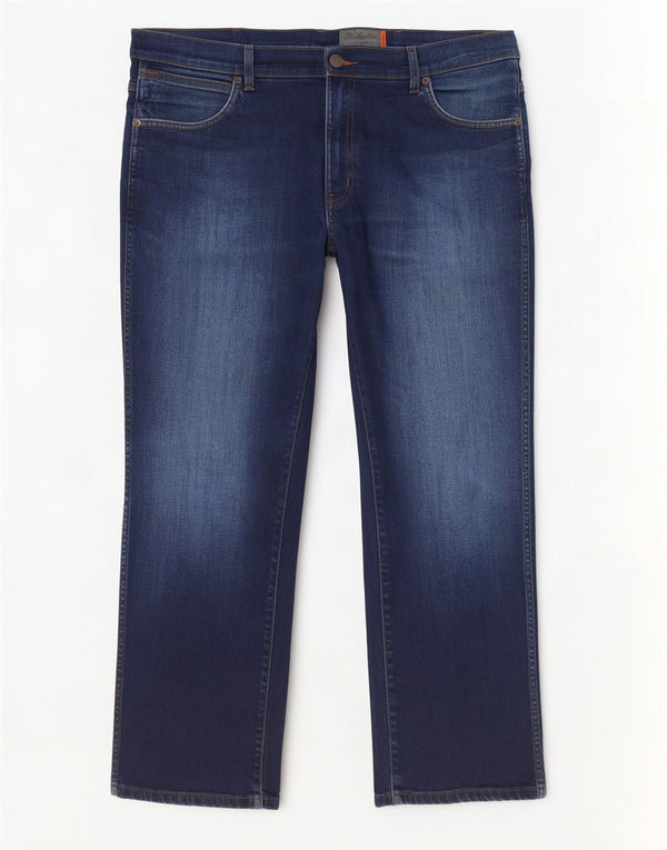 Мужские прямые джинсы Wrangler Texas Stretch W38 L30, синий хлопок