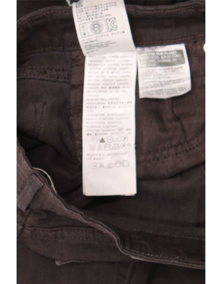 Женские узкие джинсы Levi's 712 W26 L30, черный хлопок