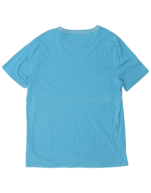 Мужская футболка с рисунком Tommy Hilfiger 2XL, синяя, хлопок