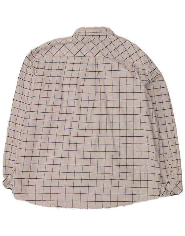 Мужская рубашка классического кроя Joules 3XL, хлопок в белую клетку