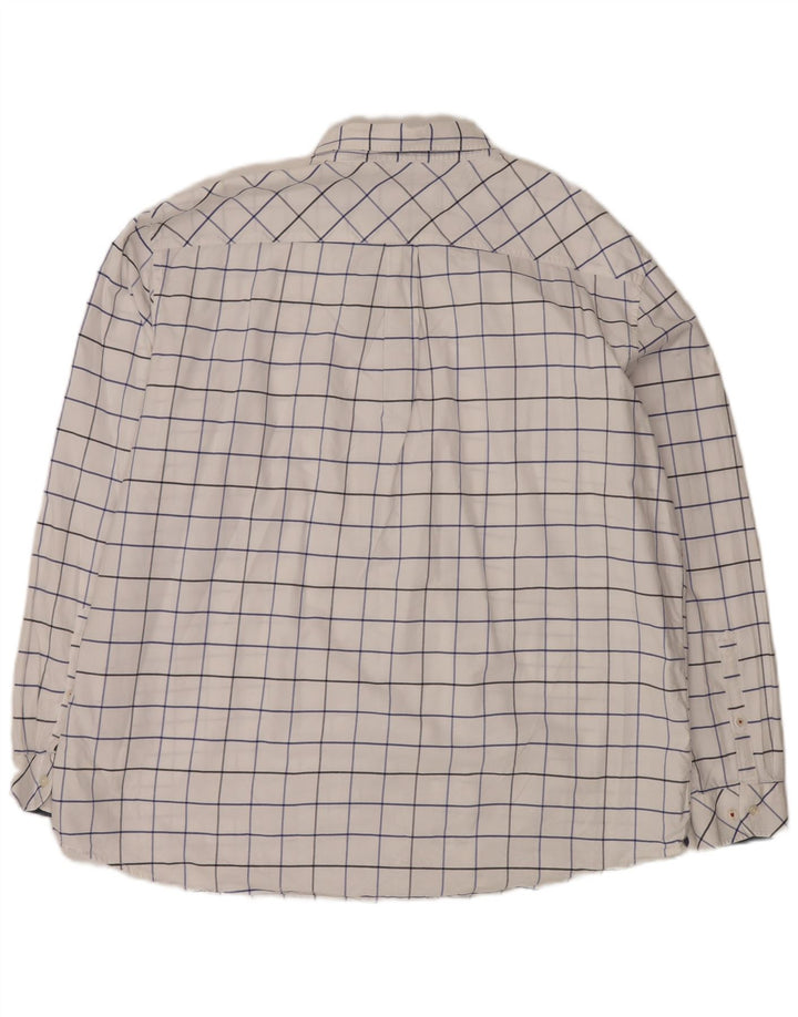 Мужская рубашка классического кроя Joules 3XL, хлопок в белую клетку