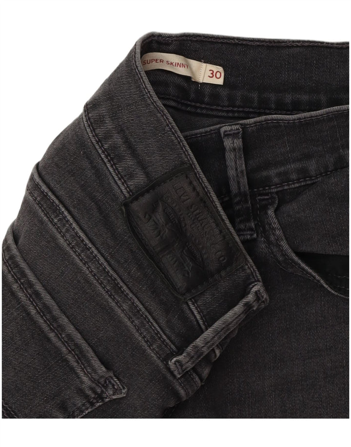 Женские джинсы LEVI'S 710 Super Skinny W30 L30 Серые, хлопок