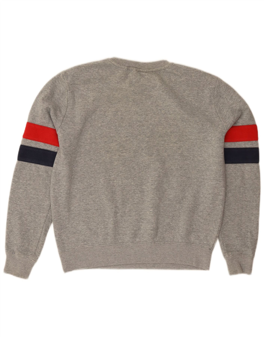 Женский свитер FILA с графическим рисунком UK 14, средний серый цвет с цветными блоками