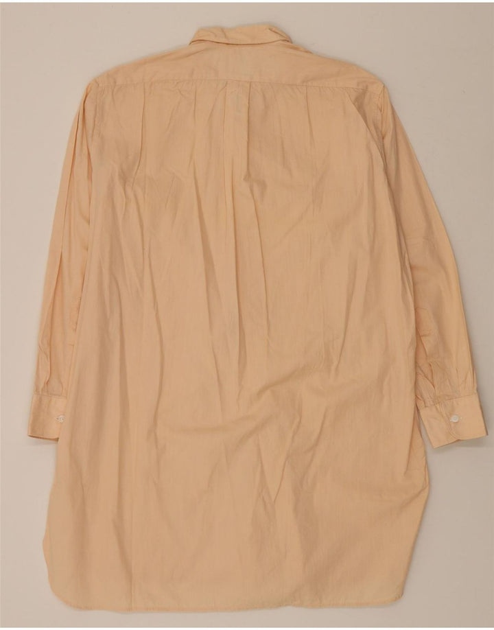 VINTAGE Womens Oversized Pullover Shirt Dress EU 40 Medium Beige Vintage Vintage and Second-Hand Vintage from Messina Hembry 