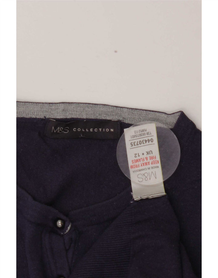 Женский кардиган Marks & Spencer UK 12 Средний Фиолетовый Вискоза