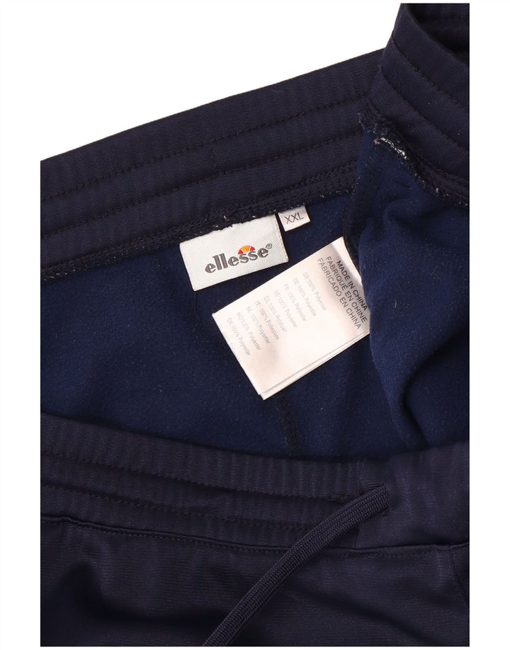 Мужские спортивные брюки Ellesse джоггеры 2XL темно-синие из полиэстера