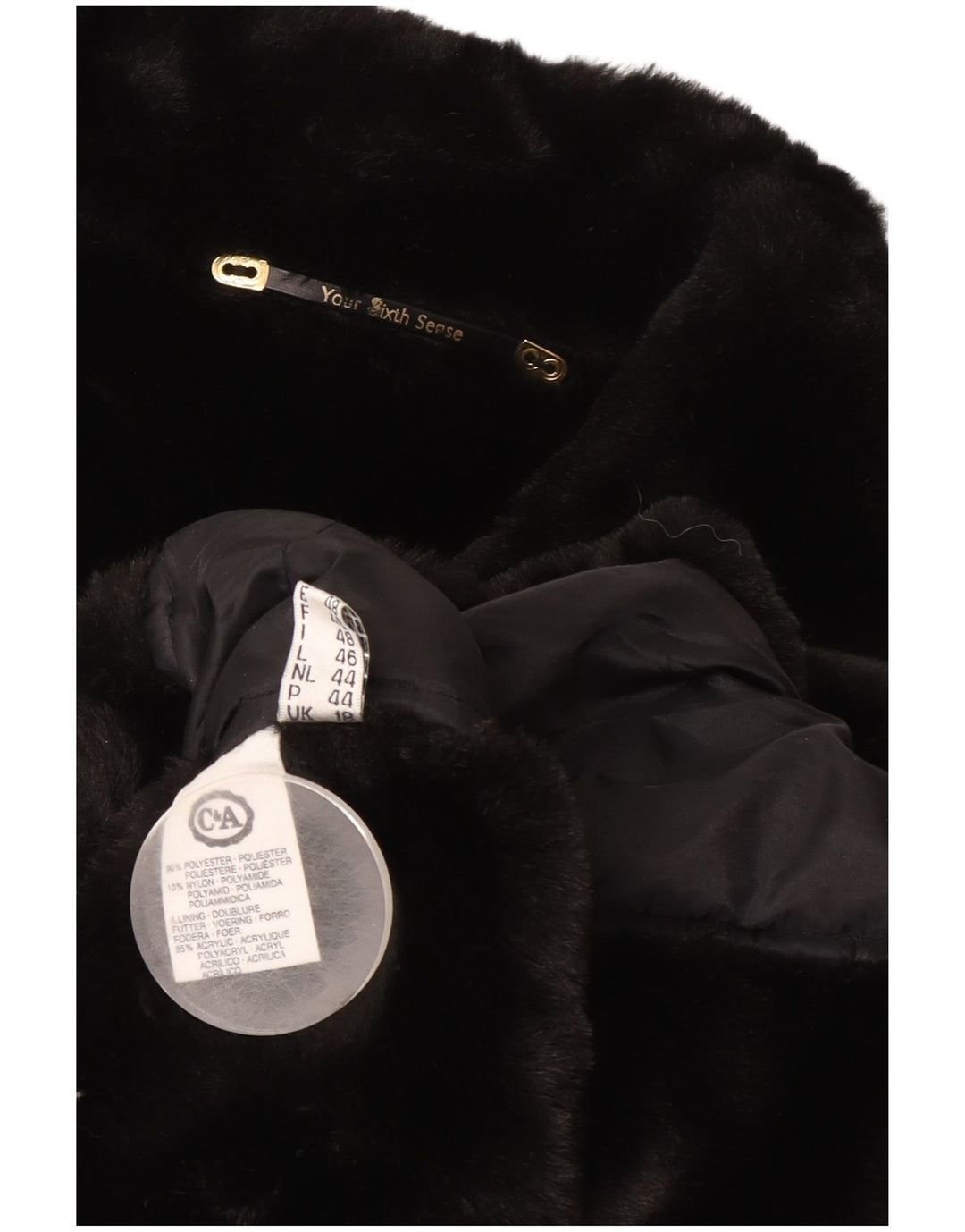 Женское пальто Your Sixth Sense UK 18 XL, цвет хаки, полиэстер с цветными блоками