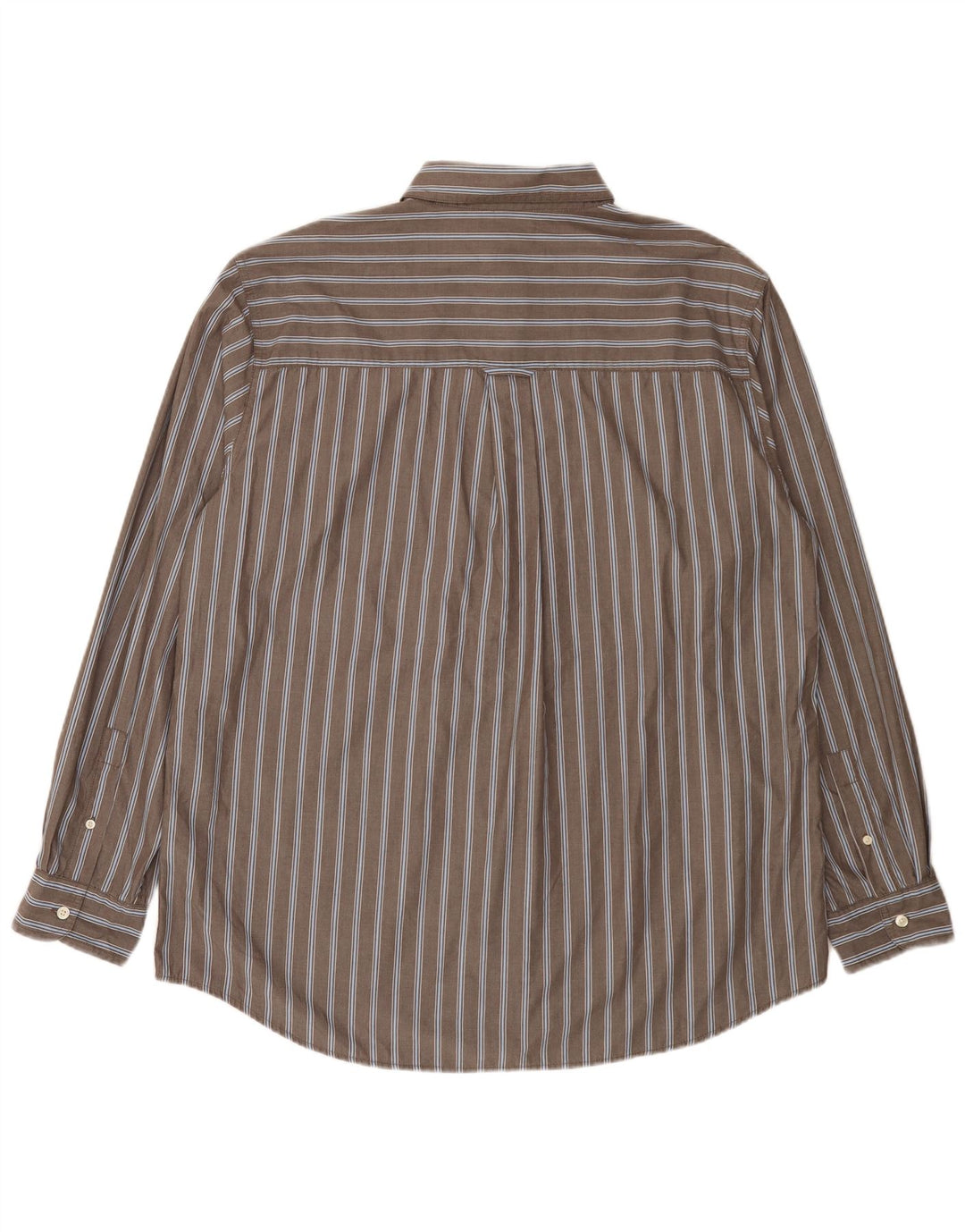 Мужская рубашка Chaps Easy Care XL, серая, в тонкую полоску, хлопок