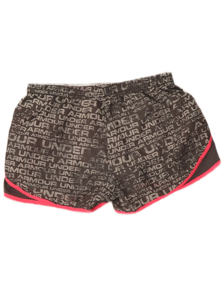 Женские спортивные шорты с графическим рисунком UNDER ARMOR UK 14, средний серый цвет