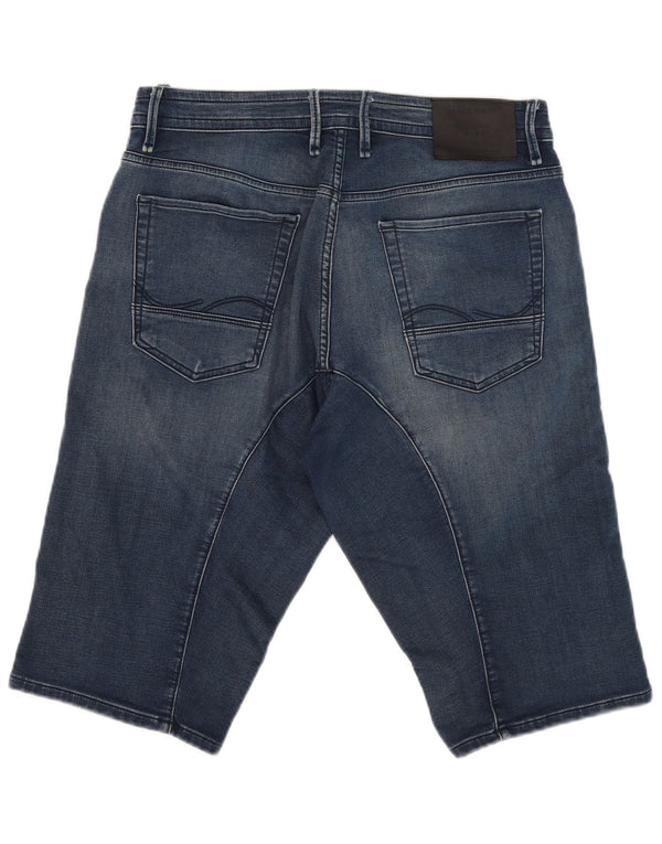 Мужские джинсовые шорты свободного кроя Jack & Jones W32, синие, хлопок