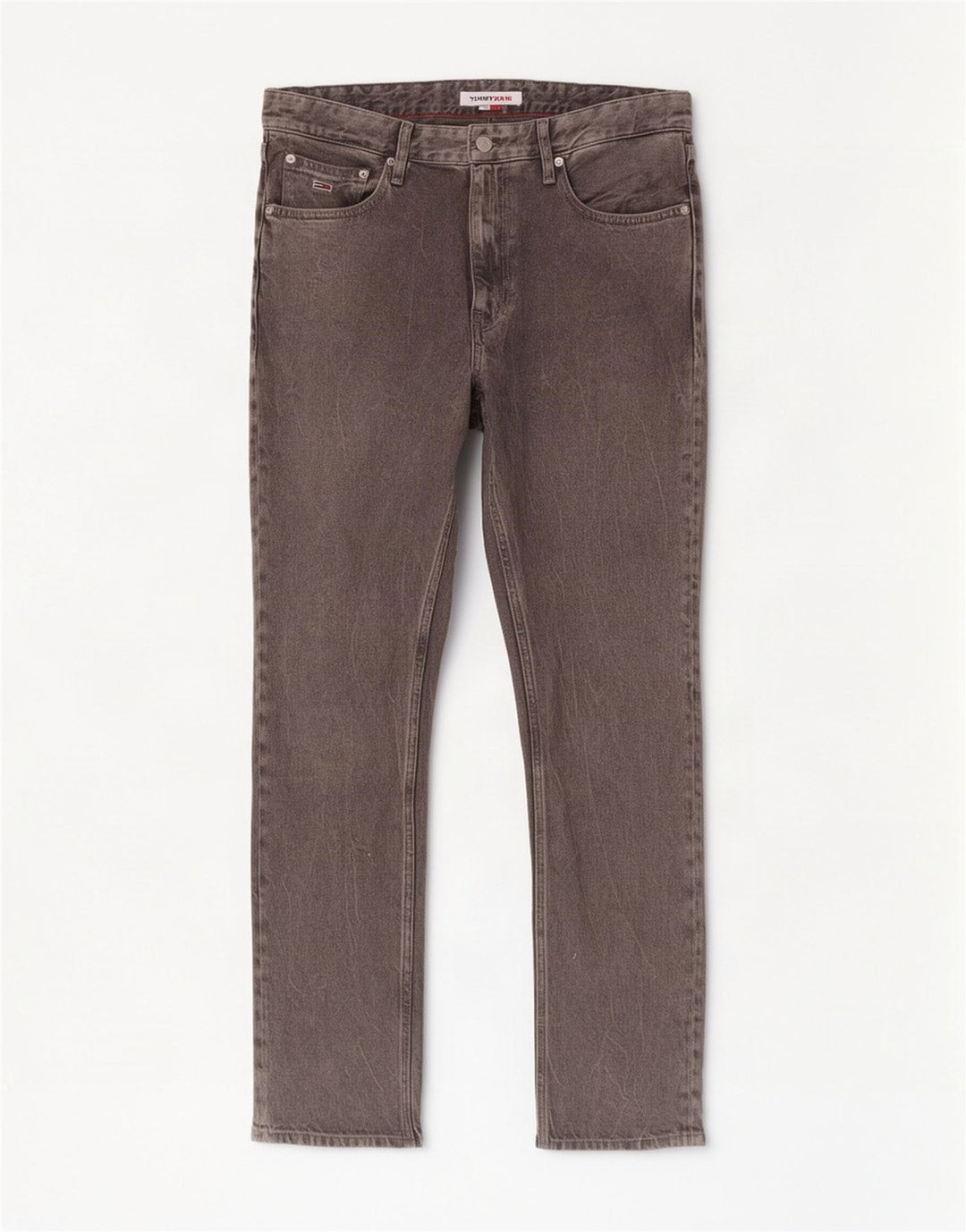 Мужские прямые джинсы Tommy Hilfiger W33 L32, серый хлопок