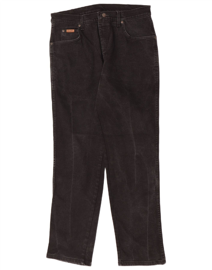 Мужские зауженные джинсы Wrangler W32 L32 черные