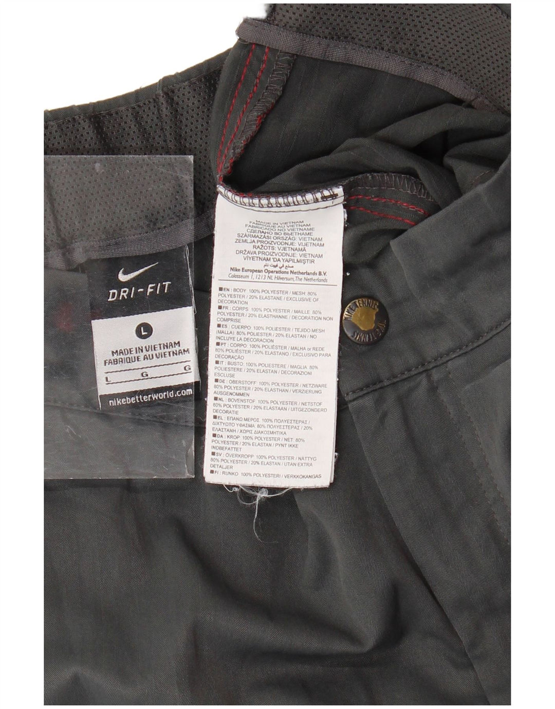 Мужские спортивные шорты NIKE Dri Fit, большие серые, полиэстер