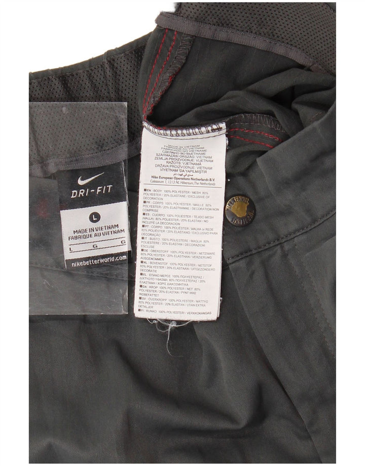 Мужские спортивные шорты NIKE Dri Fit, большие серые, полиэстер