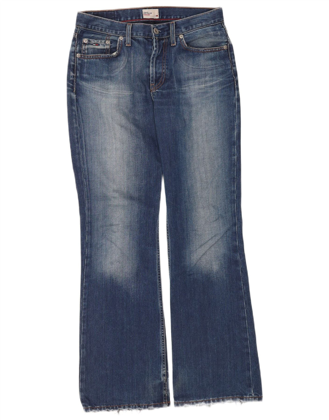 Женские расклешенные джинсы Tommy Hilfiger W29 L32, синий хлопок