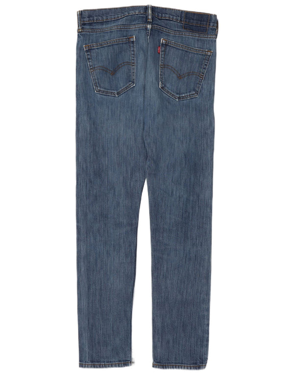 Levi's Mens Slim Jeans W33 L32 Blue Cotton