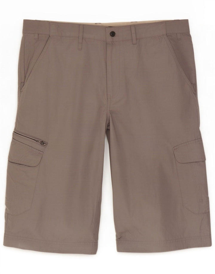 Мужские шорты-карго Marks & Spencer Blue Harbour, большие размеры W34, серый полиэстер
