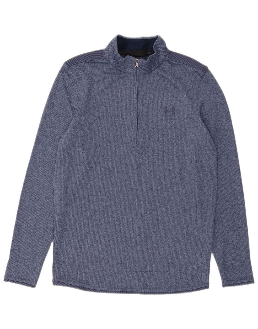 Мужской пуловер с воротником на молнии Under Armour, спортивный костюм, маленький синий