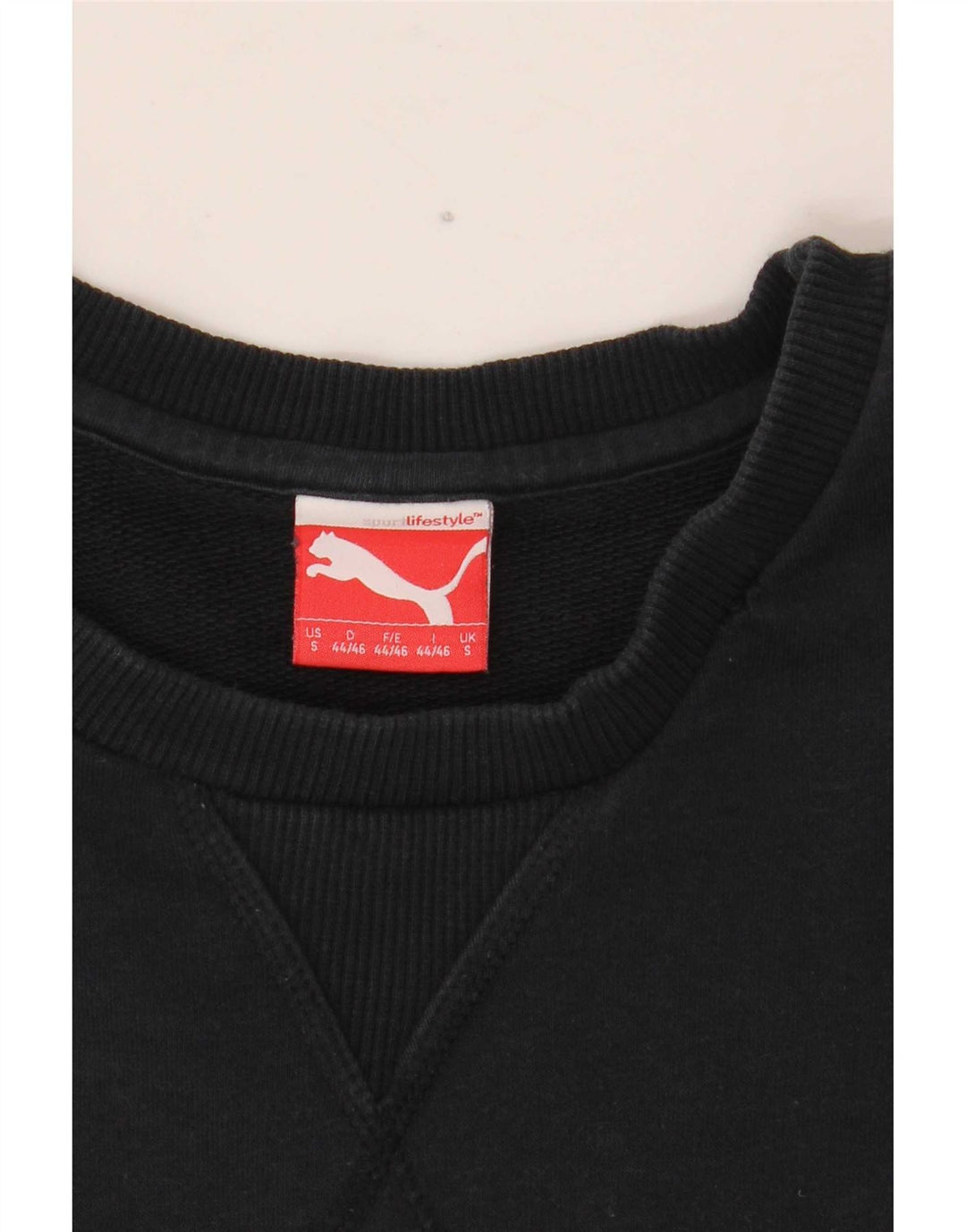 Мужской свитшот с рисунком Puma, маленький, темно-синий