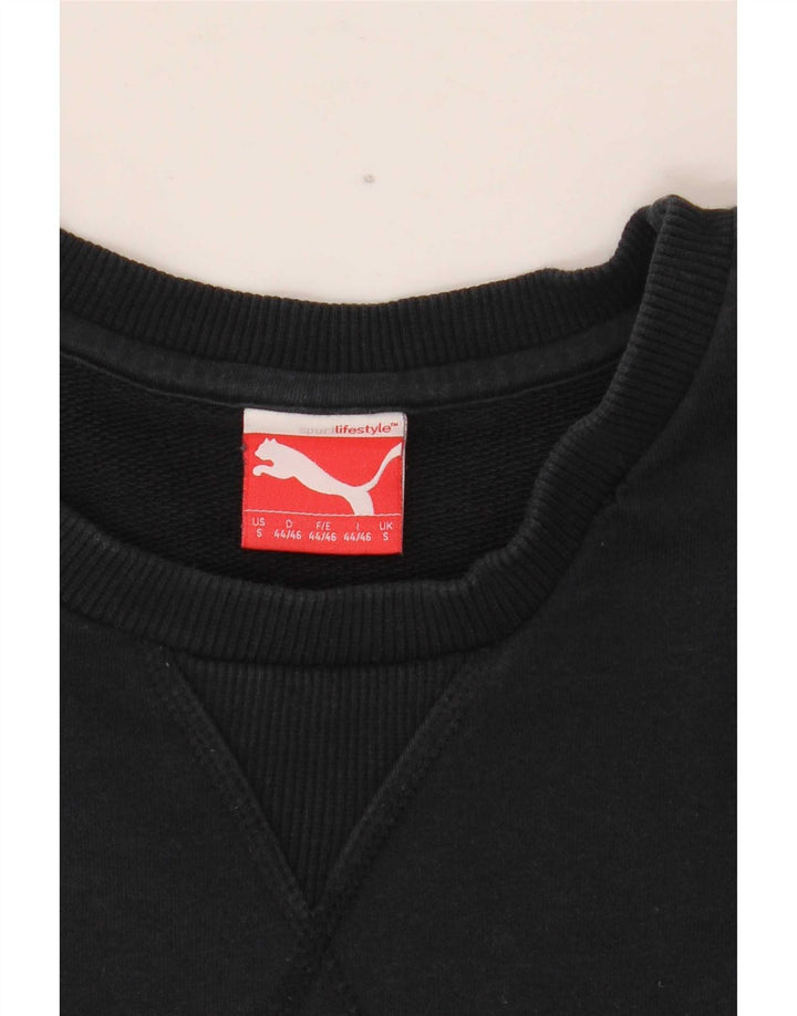 Мужской свитшот с рисунком Puma, маленький, темно-синий
