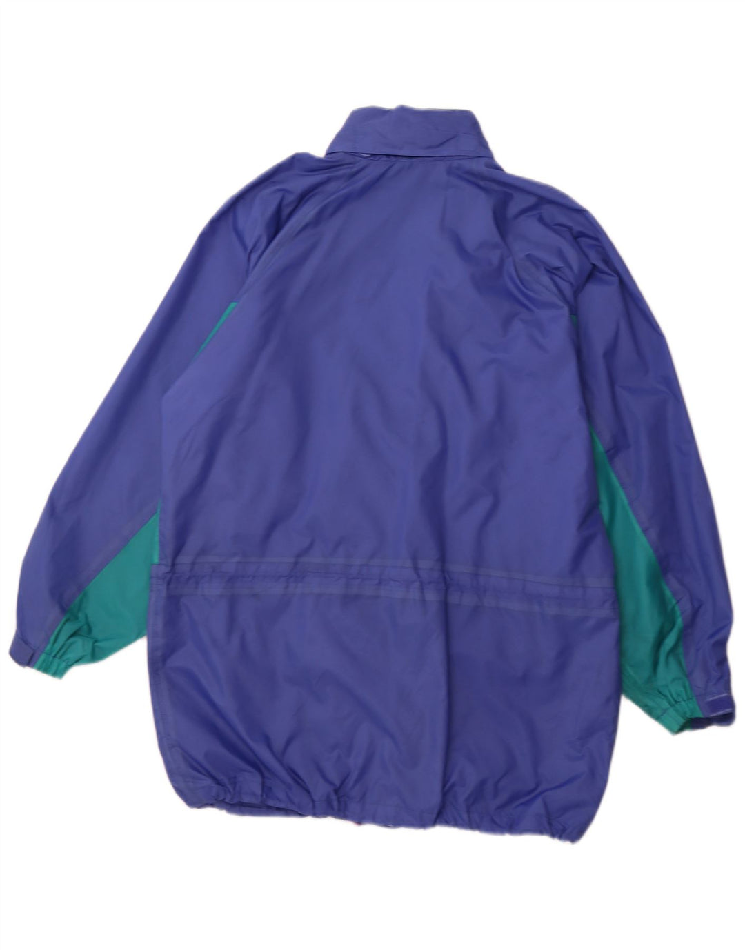 Мужской большой плащ TARGET DRY с капюшоном UK 36, маленький синий с цветными блоками