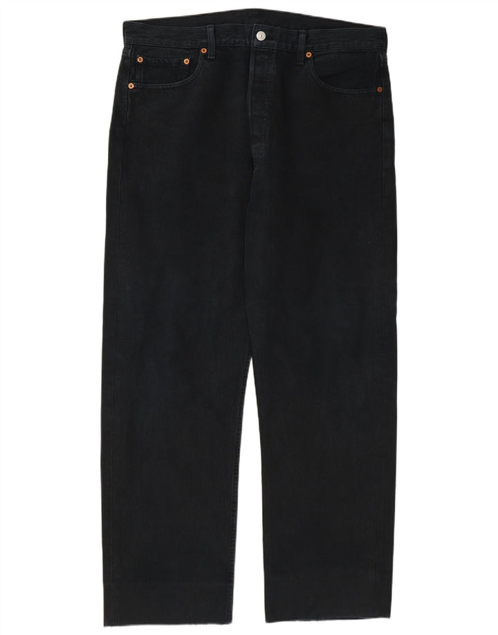 Мужские прямые джинсы Levi's W38 L31, черный хлопок