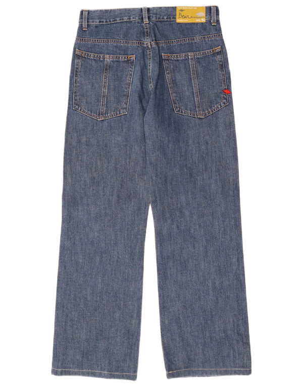Мужские прямые джинсы Bear W30 L30, синий хлопок