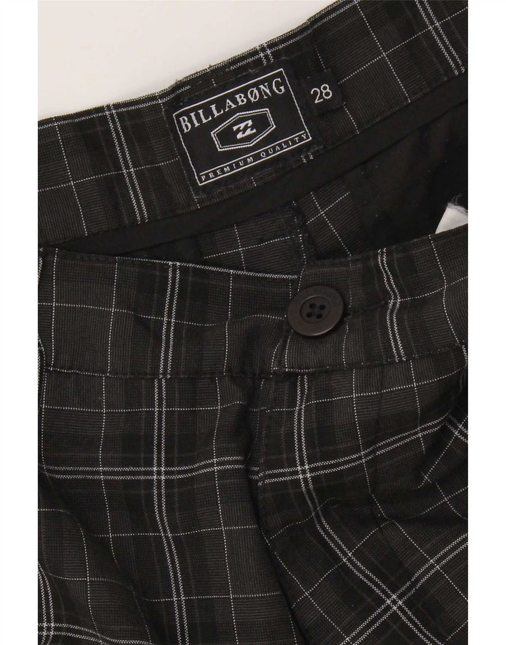 Мужские шорты чинос Billabong W28, маленькие черные в клетку