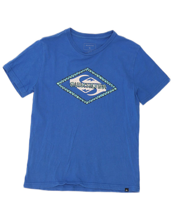Женская футболка с рисунком Quiksilver Top UK 14, большая синяя