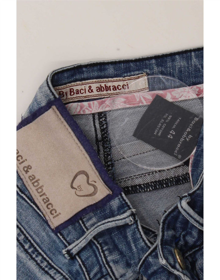 Женские узкие джинсы BACI & ABBRACCI IT 44 Medium W28 L28 Синий хлопок