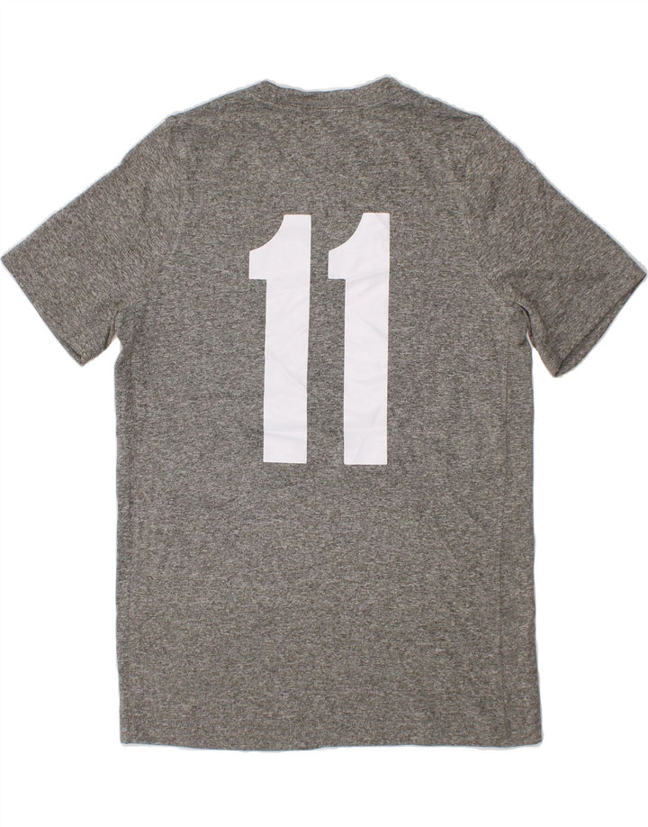 NIKE Boys Dri Fit Graphic T-Shirt Top 4-5 Years Small  Grey Polyester Vintage Nike and Second-Hand Nike from Messina Hembry 