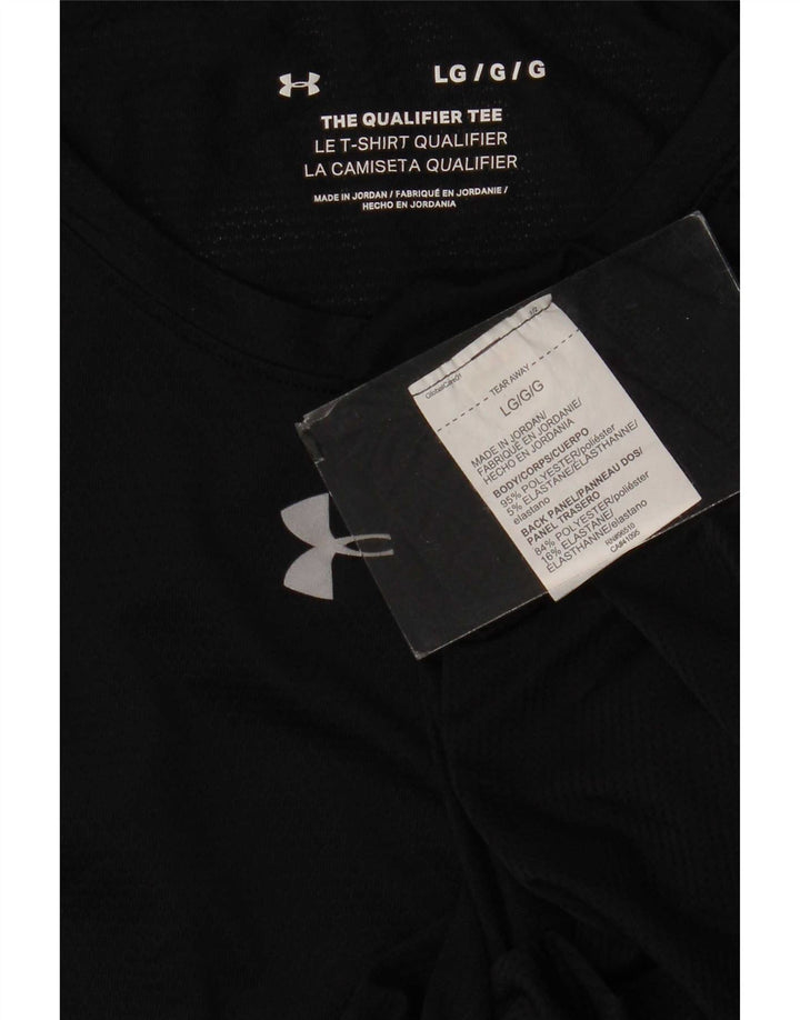 Мужская футболка Under Armour, большой черный полиэстер