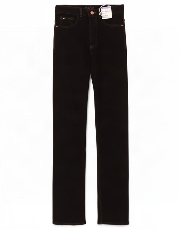 Женские прямые джинсы Marks & Spencer The Sienna UK 8, маленькие W26 L30, черные