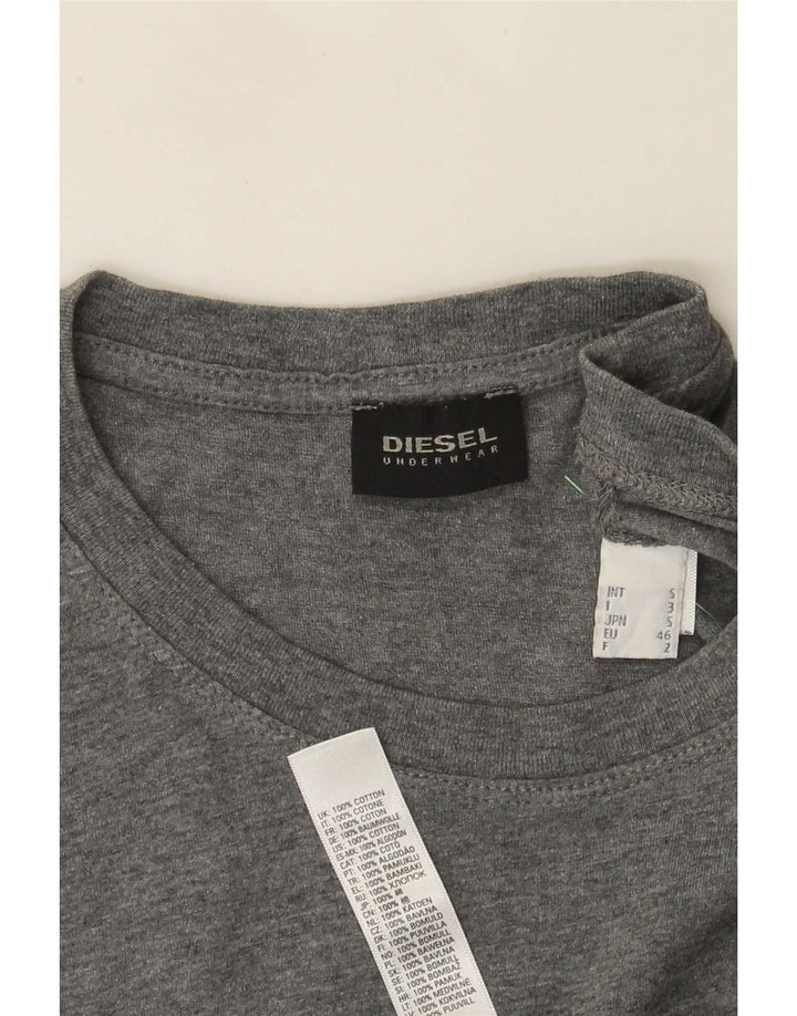 Мужская футболка Diesel Top Small Серый Хлопок