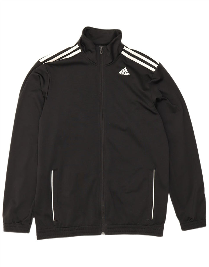 Мужская спортивная куртка Adidas, большая черная полиэстер