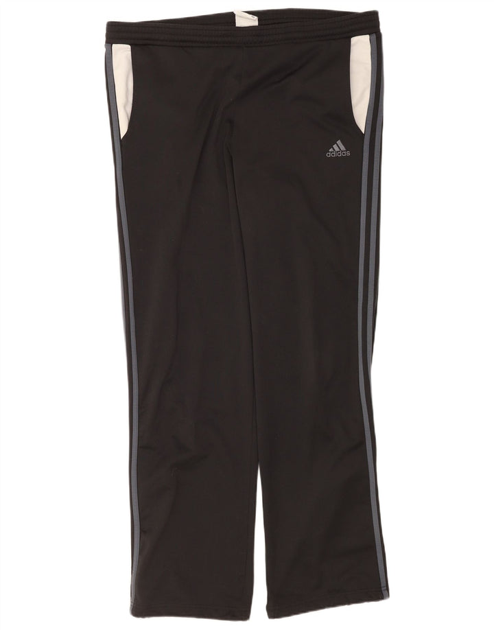 Мужские спортивные брюки Adidas UK 38/40, средний черный полиэстер