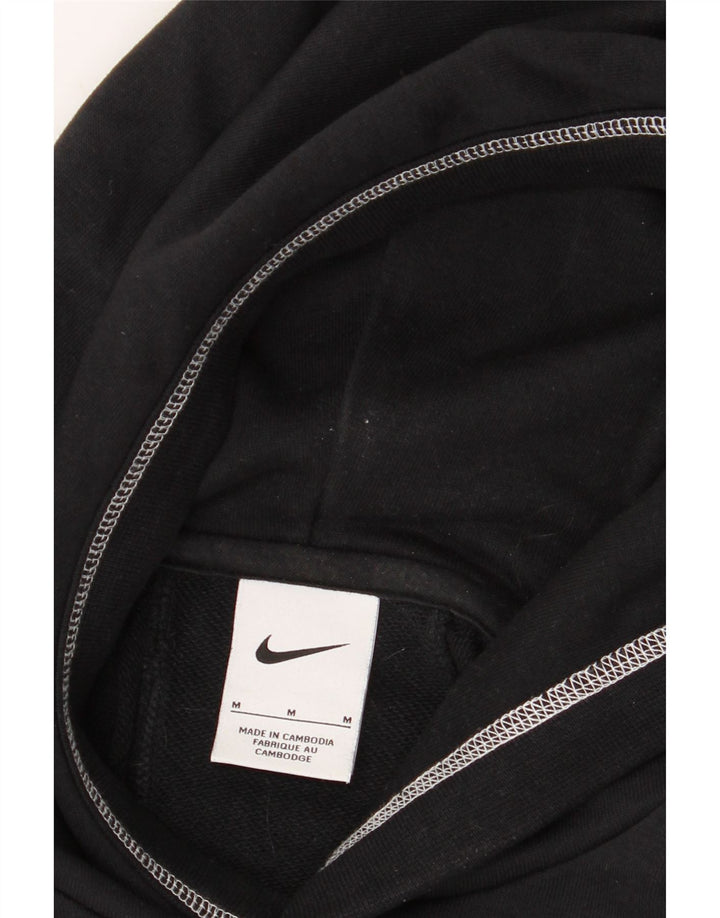 NIKE Mens Graphic Hoodie Jumper Medium Black Cotton Vintage Nike and Second-Hand Nike from Messina Hembry 